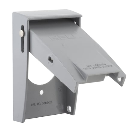 Weatherproof Cover, Single Gang Box Type, 1 Gang, Flip/Snap Cover Type MPN:5029-0