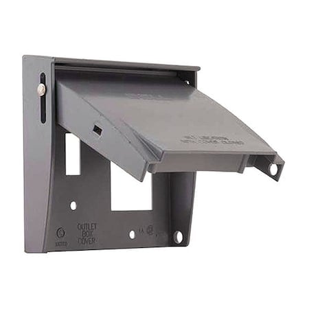 Extension, 2 Gangs, Aluminum, Cover Box Type MPN:5043-0