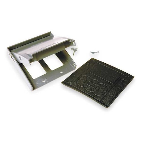 Weatherproof Cover, Double Gang Box Type, 2 Gang, Flip/Snap Cover Type MPN:5045-0