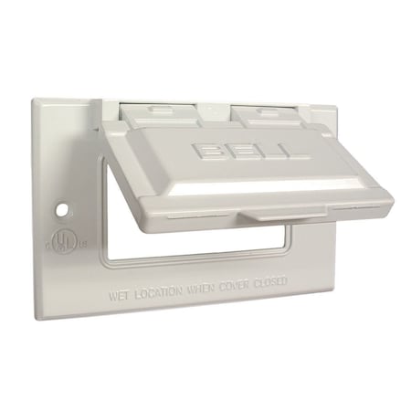 Weatherproof Cover, Single Gang Box Type, 1 Gang, Flip/Snap Cover Type MPN:5101-1
