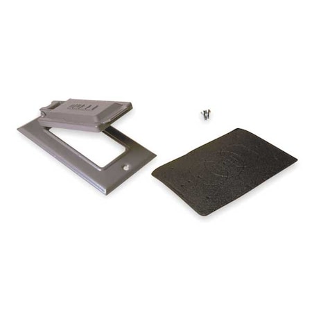 Weatherproof Cover, Single Gang Box Type, 1 Gang, Flip/Snap Cover Type MPN:5103-0