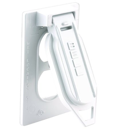Weatherproof Cover, Single Gang Box Type, 1 Gang, Flip/Snap Cover Type MPN:5146-1
