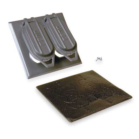 2 -Gang Vertical Weatherproof Cover, 4.531