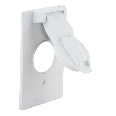 Weatherproof Cover, Single Gang Box Type, 1 Gang, Flip/Snap Cover Type MPN:5155-1