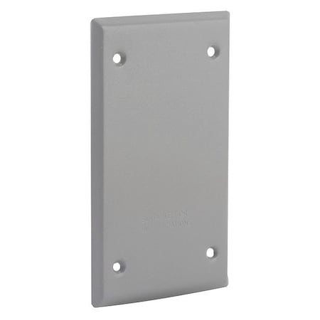 Weatherproof Cover, Single Gang Box Type, 1 Gang, Blank Cover Type MPN:5174-0