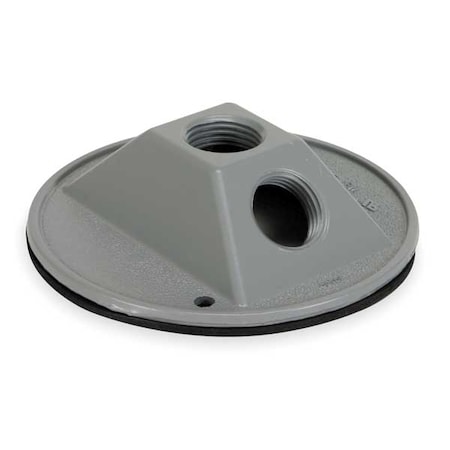 Weatherproof Cover, Round Box Type, 1 Gang, Lampholder/Cluster Cover Type MPN:5197-0