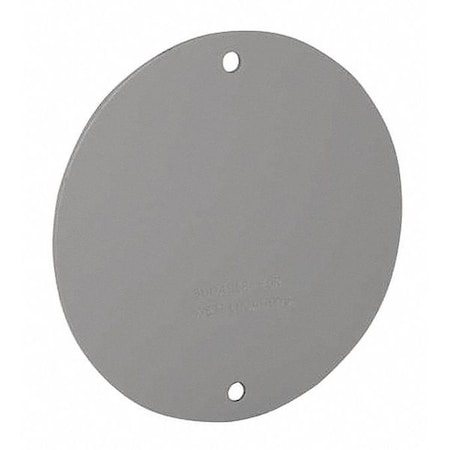 Weatherproof Cover, Round Box Type, Steel, Blank Cover Type MPN:5374-0