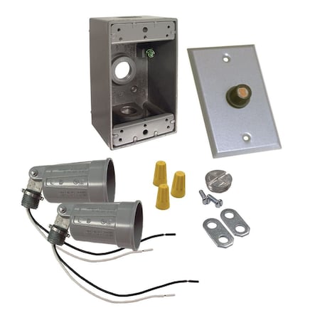 Electrical Box, Rectangular Box Type, 1 Gang, Rectangular Shape MPN:5883-5