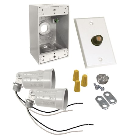 Electrical Box, Rectangular Box Type, 1 Gang, Rectangular Shape MPN:5883-6