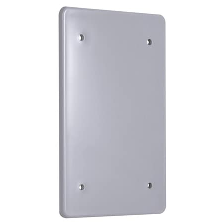 Weatherproof Cover, Single Gang Box Type, 1 Gang, Blank Cover Type MPN:PBC100GY