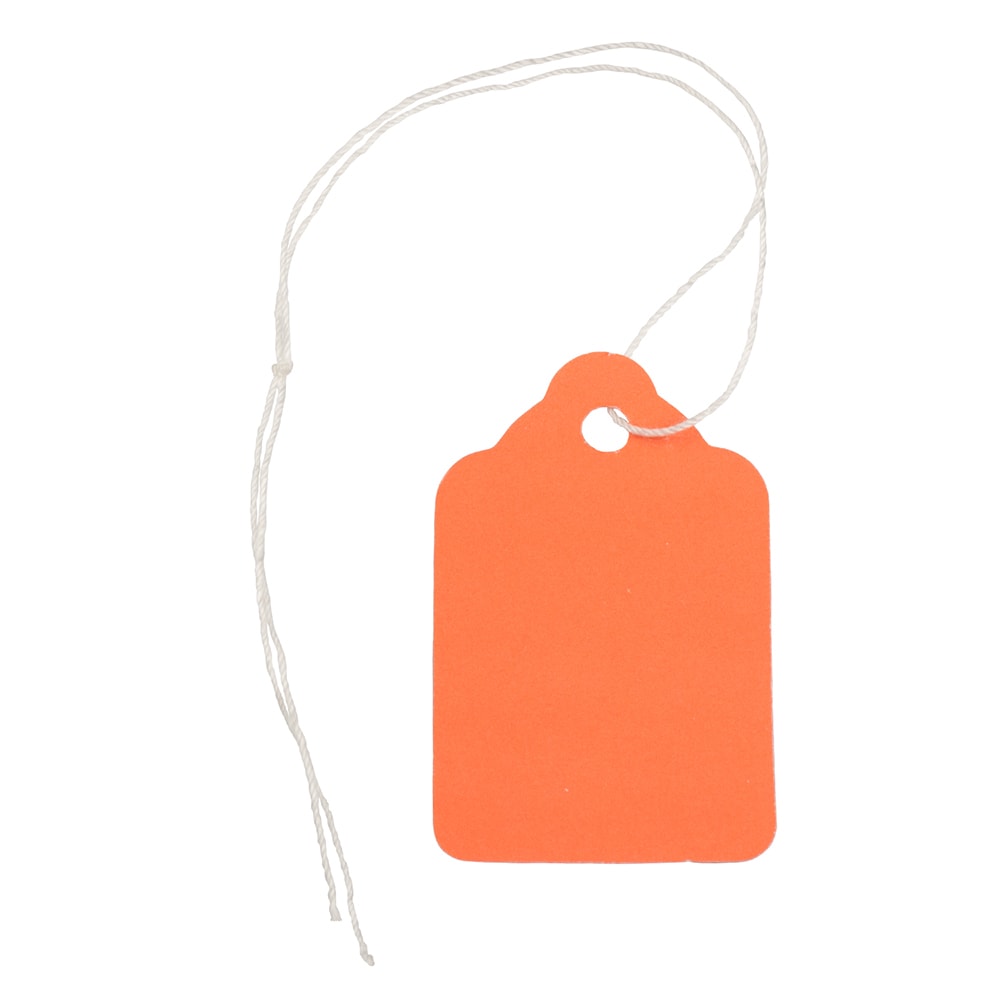 JAM Paper Gift Tags, 1 3/4in x 1 1/8in, Orange, Pack Of 50 MPN:391919112