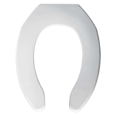 Toilet Seat Without Cover, Self-Sustaining Check Hinge, Elongated, White MPN:1055SSC 000