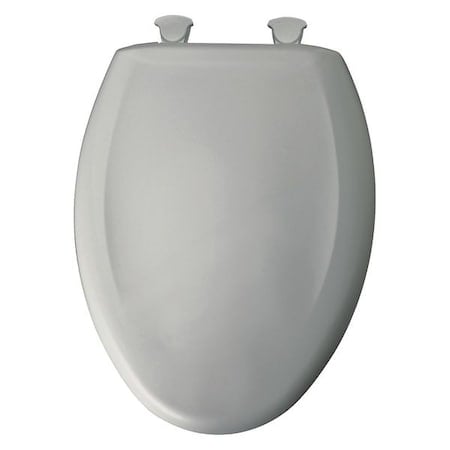Toilet Seat With Cover, Plastic, Elongated, Black; Green MPN:1200SLOWT 062