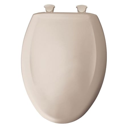 Toilet Seat With Cover, Plastic, Elongated, Blush MPN:1200SLOWT 443