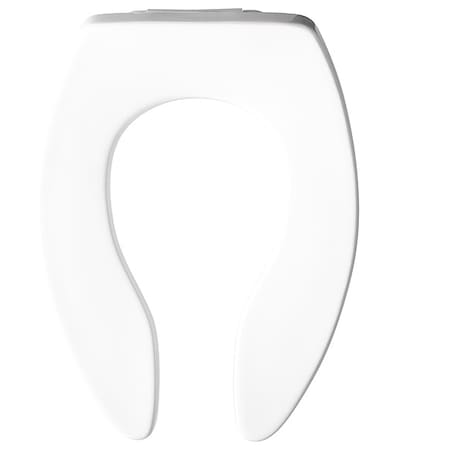 Toilet Seat Without Cover, Plastic, Elongated, White MPN:1655SSCT