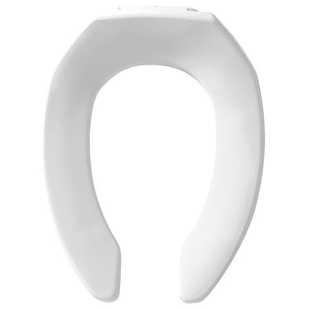Toilet Seat Without Cover, Self-Sustaining Check Hinge, Elongated, White MPN:1955SSCT 000