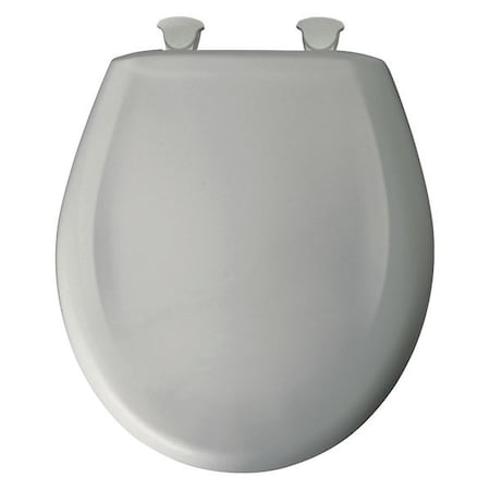 Toilet Seat With Cover, Plastic, Round, Black; Green MPN:200SLOWT 062