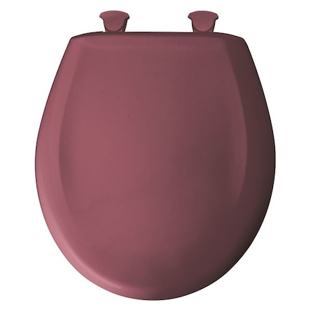 Toilet Seat With Cover, Plastic, Round, Raspberry MPN:200SLOWT 343