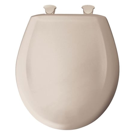 Toilet Seat With Cover, Plastic, Round, Blush MPN:200SLOWT 443