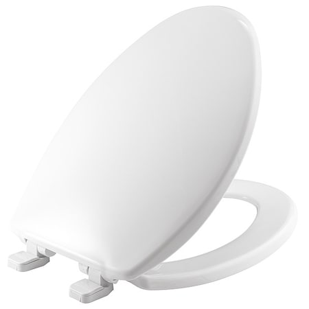 Toilet Seat With Cover, Slow Close Hinge, Elongated, White MPN:7300SL 000