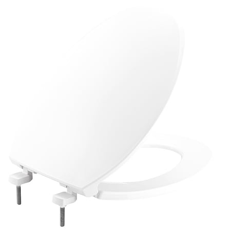 Toilet Seat With Cover, Plastic, Elongated, White MPN:7600T 000