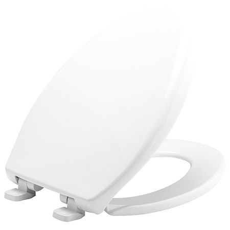 Toilet Seat With Cover, Plastic, Elongated, White MPN:7900TDGSL