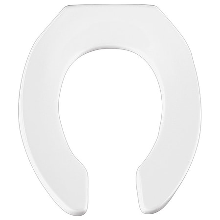 Toilet Seat Without Cover, Non Self-Sustaining Check Hinge, Round, White MPN:955CT-000