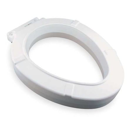 Toilet Seat Without Cover, Plastic, Elongated, White MPN:GR4LE-000