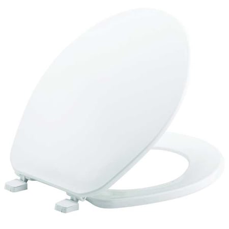 Toilet Seat With Cover, Plastic, Round, White MPN:GR70 000