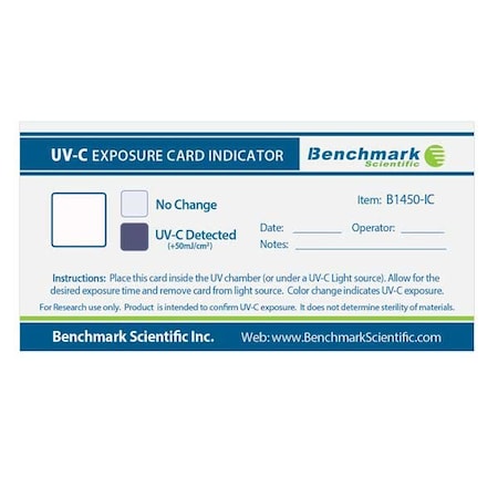 UV-C Exposure Card Indicator, PK25 MPN:B1450-IC