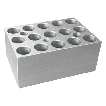 Dry Bath Block for 15x0.5 or 2.0mL Tubes MPN:BSH100-1520