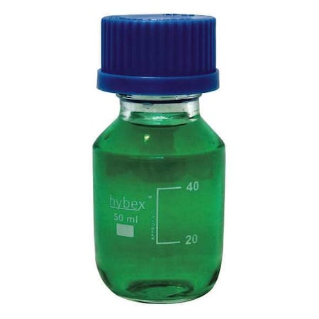 Media Bottle, Boro Glass, 44.45mm H, PK10 MPN:B3000-50