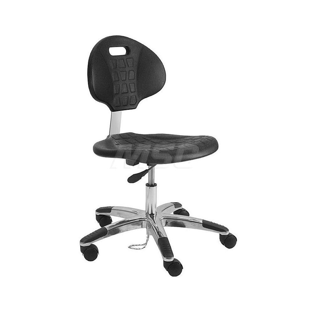 Task Chair: Polyurethane, Black MPN:LAS-DU