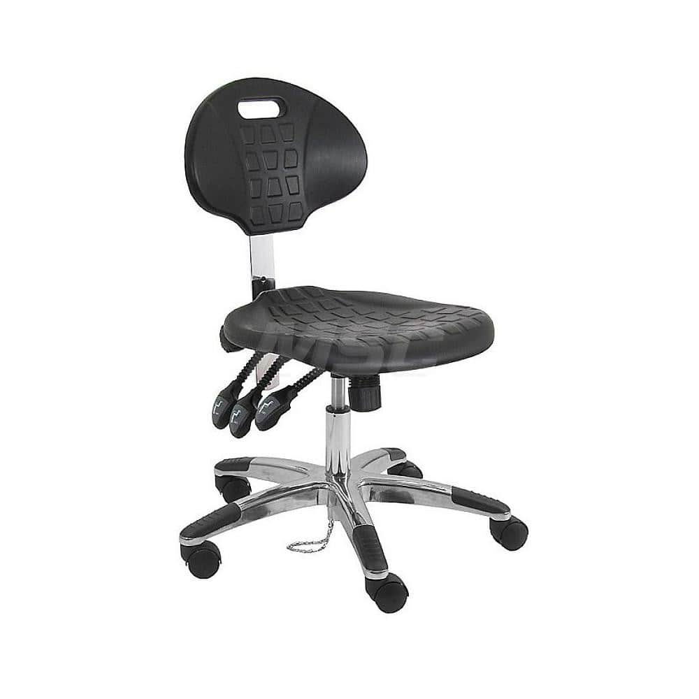 Task Chair: Polyurethane, Black MPN:LAS-DU-TLC