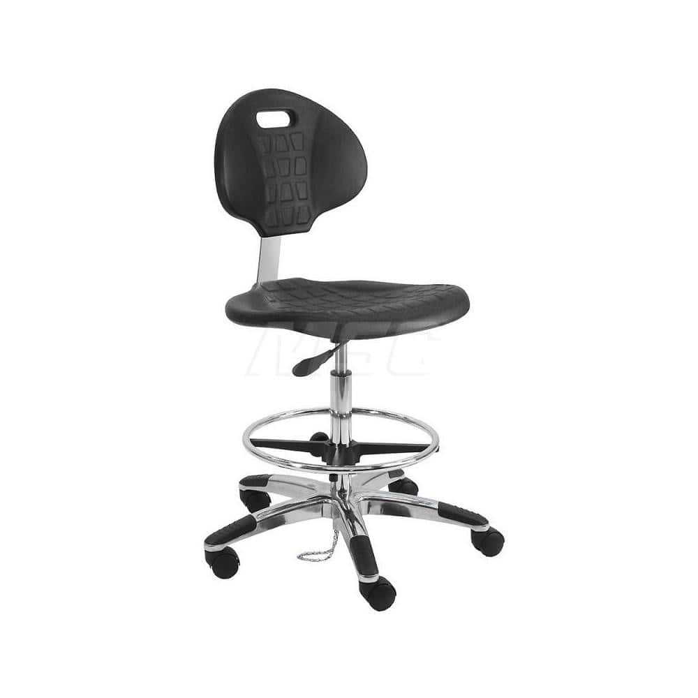 Task Chair: Polyurethane, Black MPN:LAT-DUB