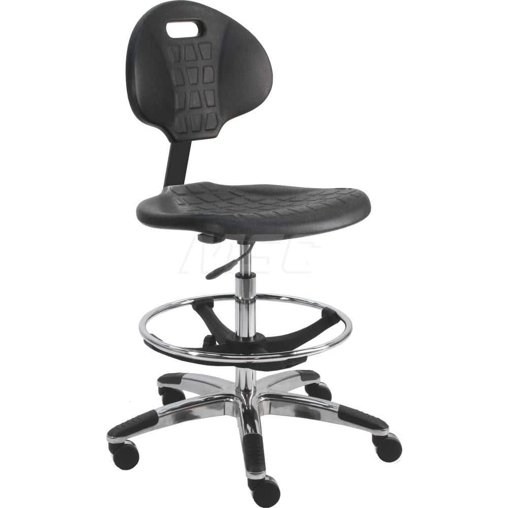 Task Chair: Polyurethane, Black MPN:LAT-UBW