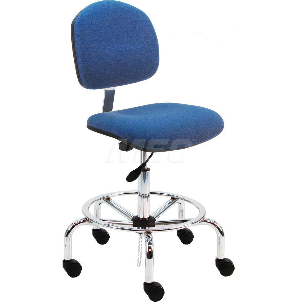 Task Chair: Fabric, Navy Blue MPN:LCT-DF1B-NBL