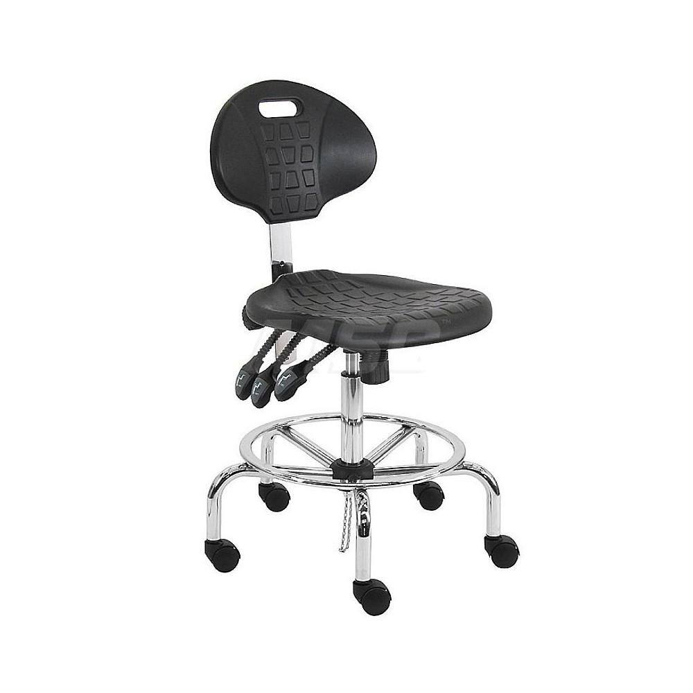Task Chair: Polyurethane, Black MPN:LCT-DUA-TLC