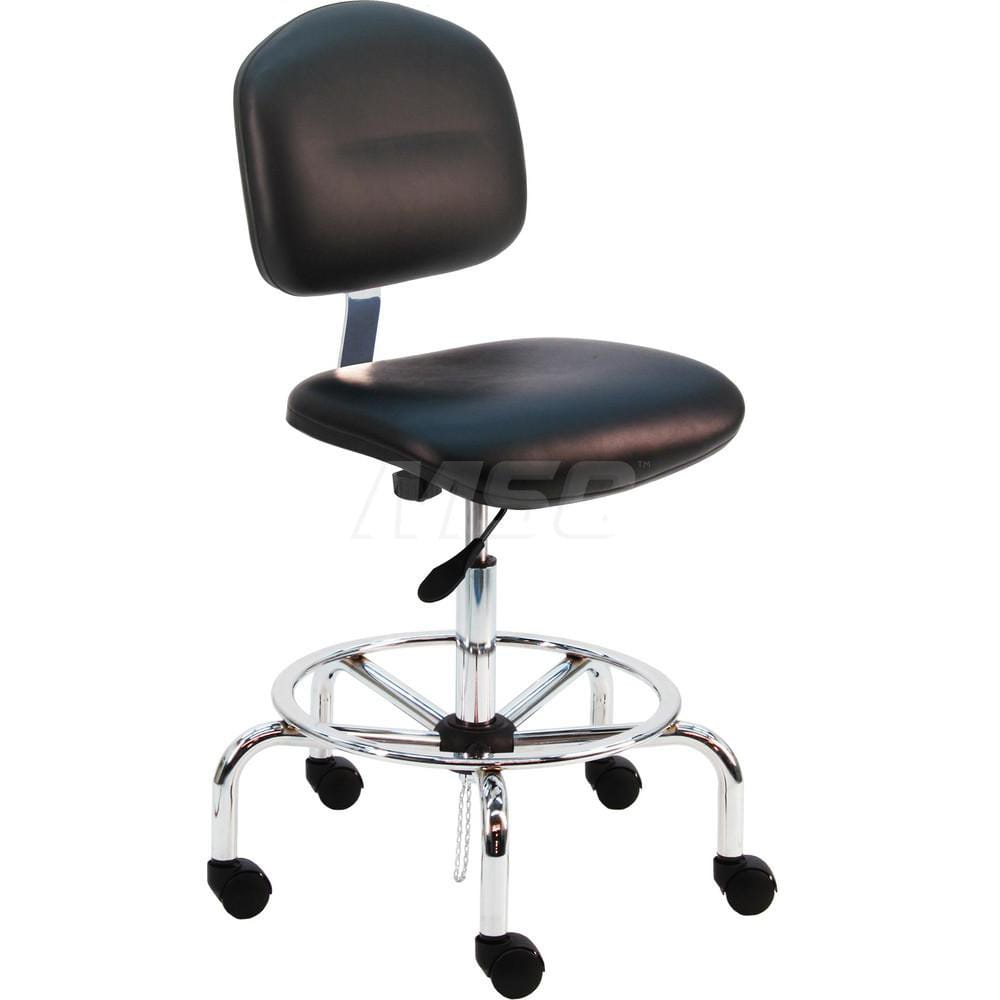 Task Chair: Vinyl, Black MPN:LCT-DV1A-BK
