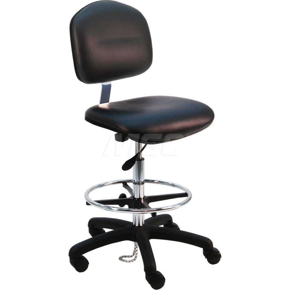 ESD Task Chair: Vinyl, Black MPN:LNT-DV1A-BK