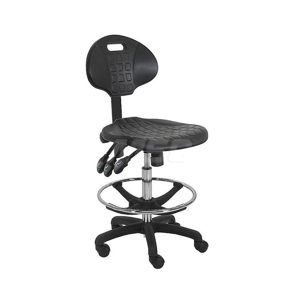 Task Chair: Polyurethane, Black MPN:LNT-UAW-TLC