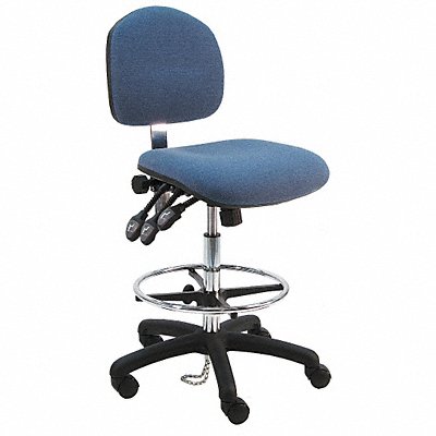 Ergonomic Chair Fabric Blue MPN:LNT-DFB-TLC-WW-BLUE