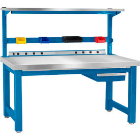 BenchPro™ Harding Fixed Height Workbench with SS Square Edge Top 36