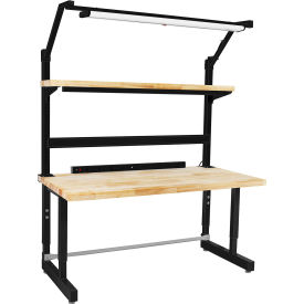 BenchPro™ Dewey Complete Workstation with Solid Maple Butcher Block Top 72
