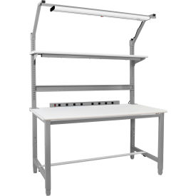 BenchPro™ Kennedy Complete Workstation with Formica™ Laminate Top 72