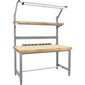 BenchPro™ Kennedy Complete Workstation with Solid Maple Butcher Block Top 60