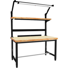 BenchPro™ Kennedy Complete Workstation with Solid Maple Butcher Block Top 72