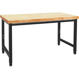 BenchPro™ Kennedy Workbench with Maple Butcher Block Square Edge Top 60