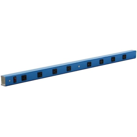 Power Strip, 8 Outlet(s) Black MPN:A8-42