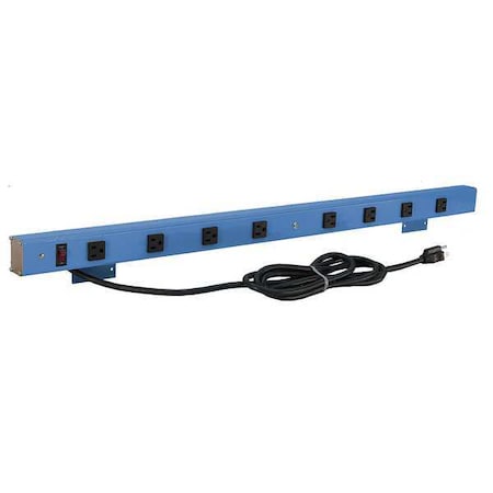 Power Strip, 8 Outlet(s) Black MPN:A8-66